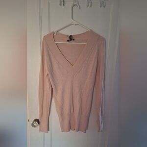 Cotton v line long sleeve